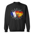 Francia España Amistad Corazon Francia Italiano Camisa de entrenamiento