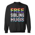 Free Sibling Hugs Lgbtq Gay Pride Month Proud Ally Sweatshirt