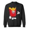 French Fries Ketchup Fast Food Lover Fancy Dress Costume Sweatshirt