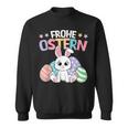 Frohe Ostern Bunny Easter Bunny Sweatshirt