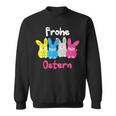 Frohe Ostern Easter Bunny Sweatshirt