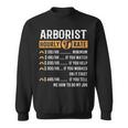 Arborist Arborist Hourly Rate Sweatshirt