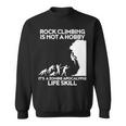 Climbing Zombie Escape Rock Climber Sweatshirt