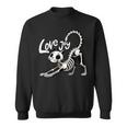 Cute Lovejoy Skeleton Cat Rock Band Musician Rocker Sweatshirt