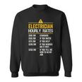 Electrician Hourly Rates Lineman For Electricians Sweatshirt
