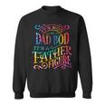 Its Not Dad Bod Father Figure Fathers Day Tie Dye Mens Sweatshirt