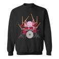 Octopus Playing Drums Musician Band Octopus Drummer Sweatshirt