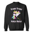 Party Unicorn Saufen Trinki Kotzi Sweatshirt