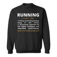 Running Definition Noun Runner Track Field Coach Sweatshirt