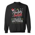 Santa's Favorite College Lecturer Christmas Party Sweatshirt