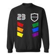 Gay Pride 2023 Retro Soccer Fan Jersey Lgbt Sweatshirt