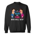 Gender Reveal Blue Vs Pink Ethnic Boxing Babies Sweatshirt