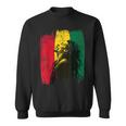 Ghanaian Flag Rastamann Reggae Dreadlocks Rasta Colors Sweatshirt