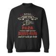 For Dad Ich Habe Zwei Titel Papa Und Bonus Papa Sweatshirt