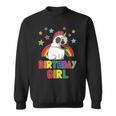 Girl Birthday Unicorn Pug B Day Party Kids Idea Unipug Sweatshirt