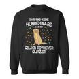 Golden Retriever Glitter Dog Holder Mix Dog Sweatshirt