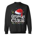 Grammy Claus Xmas Santa Matching Family Christmas Pajamas Sweatshirt