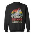 GrammysaurusRex Dinosaur Grammy Saurus Mother's Family Sweatshirt