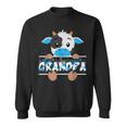 Grandpa Of The Birthday Boy Cow Family Party Sweatshirt