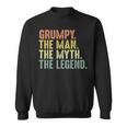 Grumpy Fathers Day Grumpy Myth Legend Sweatshirt