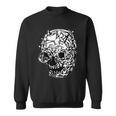 Grunge Gothic Gear Skull Graphic Retro Vintage Classic Sweatshirt