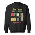 Guitar Player Pedal Board Guitarist Playing Guitars Sweatshirt