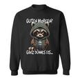 Guten Morgen Ganz Thin Ice Cream Black Sweatshirt