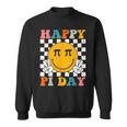 Happy Pi Day Retro Smile Face Math Symbol Pi 314 Sweatshirt