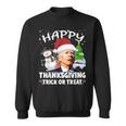 Happy Thanksgiving Trick Or Treat Joe Biden Santa Christmas Sweatshirt