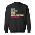 Hatchetman Eat Sleep Axe Throwing Sweatshirt