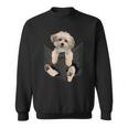 Havanese Dog In Pocket Havanezer Puppy Sweatshirt