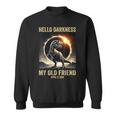 Hello Darkness Dino T-Rex Solar Eclipse April 8 2024 Sweatshirt