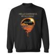 Hello Darkness My Old Friend 2024 Solar Eclipse 40824 Sweatshirt
