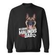 Herren Belgischer Malinois Hund Papa Belgischer Schäferhund Hundebesitzer Papa Sweatshirt