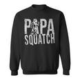 Herren Papa Sasquatch Bigfoot Papa Squatch Lustigeratertag Sweatshirt