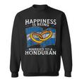 Honduran Marriage Honduras Married Heritage Flag Culture Sweatshirt