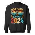 Honeymoon Cruise For Matching Couples 2024 Just Married Sweatshirt
