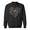 Hot Wheel Valentines Heart Shape Sweatshirt