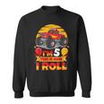 Hot Wheels Birthday I'm 5 This Is How I Roll Monster Truck Sweatshirt