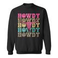 Howdy Smile Face Rodeo Western Country Southern Cowgirl Sweatshirt