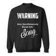 Humorous Broadway Musical Graphics For Theatre Lovers Sweatshirt