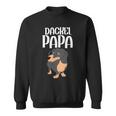 Hunde Papa Hundebesitzer Hundehalteratertag Dackel Sweatshirt