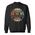 Husband Dad Balance Beam Legend Vintage Sweatshirt
