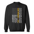 Husband Father Crane Operator Usa Flag Fathers Day Sweatshirt