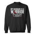My Husband Is A Warrior Oral Head & Neck Cancer Awareness Sweatshirt