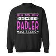 Ich Bin Der Beweis Radler Macht Schön Saufen Kostüm Damen Sweatshirt