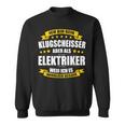 Ich Bin Kein Klugscheisser Electricians Geselle Electronics I Sweatshirt