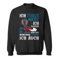 Ich Furze Nicht Ich Whisperere Nur Furz Pupsender Monkey S Sweatshirt