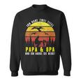 Ich Habe Zwei Titel Papa & Opa Und Ich Rocke Sie Beide Sweatshirt