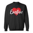 Ich Liebe Einstein First Name Love Heart S Sweatshirt